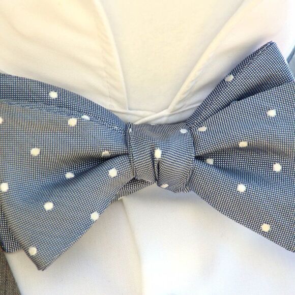 NWT Men's bow tie Silk Self - tied Bow tie Gift Box S442 - Picture 4 of 10